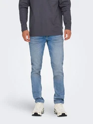 ONLY & SONS Slim-fit-Jeans Herren (7901) ONSLOOM SLIM LBD 8263 AZG DNM NOOS