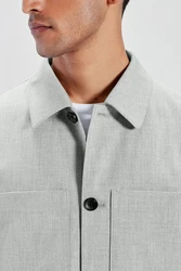 Next Hemdjacke Motionflex (1-St) Grau/Hellgrau