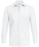 GREIFF Langarmhemd Corporate Hemd BASIC Herren Regular Fit OEKO TEX Weiß (47/48)