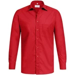 GREIFF Langarmhemd Corporate Hemd BASIC Herren Regular Fit OEKO TEX Rot (35/36)