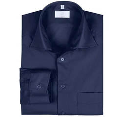 GREIFF Langarmhemd Corporate Hemd BASIC Herren Regular Fit OEKO TEX Marine