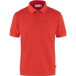 Fjällräven T-Shirt Poloshirt Crowley Piquet Orange/Rot