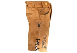 PAULGOS Trachtenhose Herren Lederhose mit Trägern (HK3) HK3