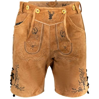 PAULGOS Trachtenhose Herren Lederhose mit Trägern (HK3) HK3