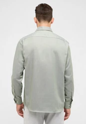 Eterna Langarmhemd Hellgrün/Grün/Dunkelgrün/Khaki