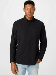 SELECTED HOMME Langarmhemd Rick Schwarz/Dunkelblau