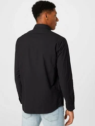 SELECTED HOMME Langarmhemd Rick Schwarz/Dunkelblau