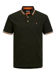 Jack & Jones Plus Poloshirt Paulos Dunkelgrün/Grün