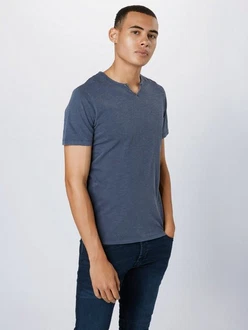 Jack & Jones T-Shirt SPLIT NECK