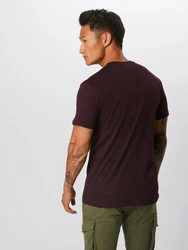 iriedaily T-Shirt Iriedaily Chestflag Dunkelrot/Bordeaux/Lila