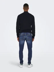 Only & Sons Jeans 'Loom' Slim-Fit Dunkelblau/Blau/Hellblau