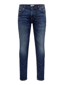 Only & Sons Jeans 'Loom' Slim-Fit Dunkelblau/Blau/Hellblau