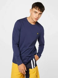 Lyle & Scott Langarmshirt Dunkelblau/Blau/Hellblau