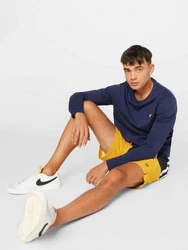 Lyle & Scott Langarmshirt Dunkelblau/Blau/Hellblau