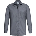 GREIFF Langarmhemd Corporate Hemd BASIC Herren Regular Fit OEKO TEX Anthrazit (47/48)