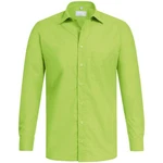 GREIFF Langarmhemd Corporate Hemd BASIC Herren Regular Fit OEKO TEX Apfelgrün