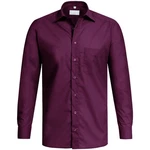 GREIFF Langarmhemd Corporate Hemd BASIC Herren Regular Fit OEKO TEX Brombeere