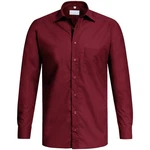 GREIFF Langarmhemd Corporate Hemd BASIC Herren Regular Fit OEKO TEX Bordeaux