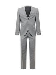 JACK & JONES Anzug 'Solaris' Grau/Hellgrau