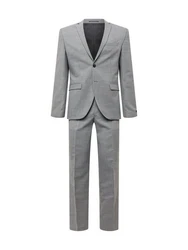 JACK & JONES Anzug 'Solaris' Grau/Hellgrau