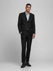 Jack & Jones Bügelfaltenhose Solaris Schwarz
