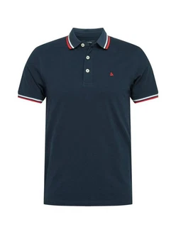 Jack & Jones Poloshirt JJEPAULOS POLO SS NOOS Navy (3613)