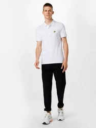 Lyle & Scott Poloshirt Plain Polo Weiß/Creme/Gold