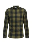 JACK & JONES Herren JJEGINGHAM Twill Shirt L/S NOOS Hemd Grün