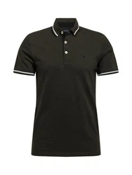 Jack & Jones T-Shirt JJEPaulos (1-tlg) Dunkelgrün/Khaki/Grün