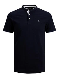JACK & JONES T-Shirt JJEPAULOS Dunkelblau