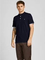 JACK & JONES T-Shirt JJEPAULOS Dunkelblau