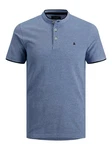 JACK & JONES T-Shirt JJEPAULOS nachtblau / blaumeliert JACK & JONES T-Shirt JJEPAULOS nachtblau / blaumeliert