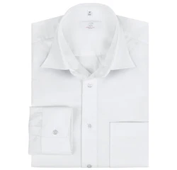 GREIFF Langarmhemd Corporate Hemd BASIC Herren Slim Fit OEKO TEX Weiß