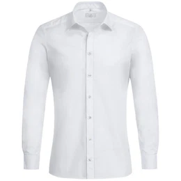 Langarmhemd Corporate Hemd BASIC Herren Slim Fit OEKO TEX Wei 39/40