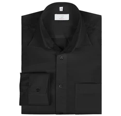 GREIFF Langarmhemd Corporate Hemd BASIC Herren Slim Fit OEKO TEX Schwarz (39/40)