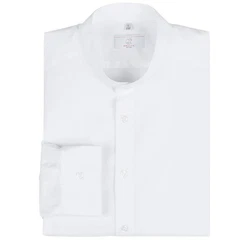 GREIFF Langarmhemd Corporate Hemd BASIC Herren Stehkragen OEKO TEX Wei