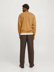 Jack & Jones Sweatshirt JORVesterbro Beige/Braun/Gelb/Orange