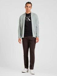 SELECTED HOMME Hose 'Liam' Dunkelbraun/Khaki/Braun