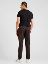 SELECTED HOMME Hose 'Liam' Dunkelbraun/Khaki/Braun