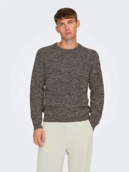 Only & Sons Pullover ONSFELIP dunkelbraun