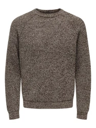 Only & Sons Pullover ONSFELIP dunkelbraun