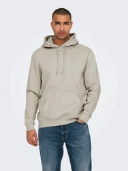 ONLY & SONS Sweatshirt ONSCONNOR Khaki/Braun/Beige/Grau/Hellgrau