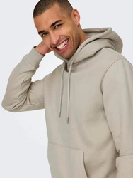 ONLY & SONS Sweatshirt ONSCONNOR Khaki/Braun/Beige/Grau/Hellgrau