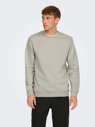 ONLY & SONS Sweatshirt CONNOR Khaki/Braun/Grau/Beige