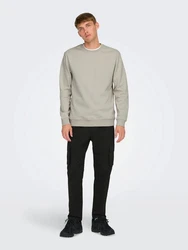 ONLY & SONS Sweatshirt CONNOR Khaki/Braun/Grau/Beige