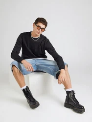Only & Sons Sweatshirt ONSConnor Schwarz/Dunkelgrau/Dunkelblau