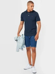 Jack & Jones Poloshirt JJEPAULOS Dunkelblau/Rot