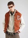 JACK & JONES Jacke JORCARTER cognac/weiß
