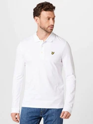 Lyle & Scott Langarm Poloshirt Herren gelb/schwarz/wei
