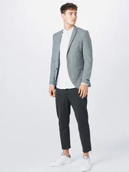Jack & Jones Sakko Solaris Grau/Blau/Hellblau